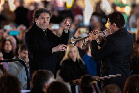 Dudamel y ‘La piragua’