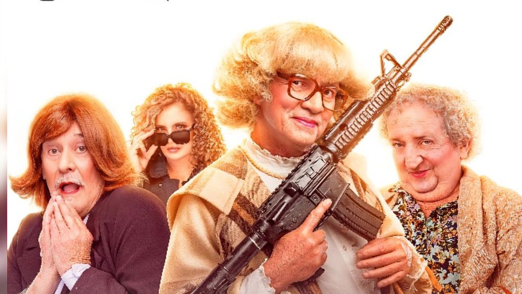 Jorge Cao, Diego Hoyos y Jairo Camargo, protagonistas de la película 'Asalto al mayor'.