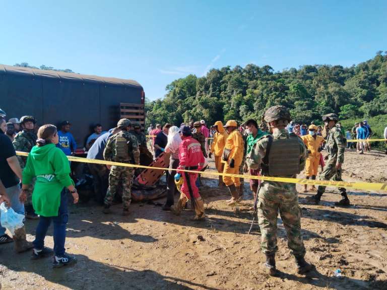 Derrumbes y tragedia por invierno en Chocó enero 13, 2024