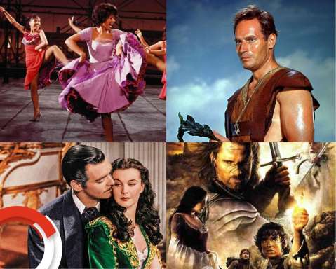 Las películas más premiadas en la historia del cine