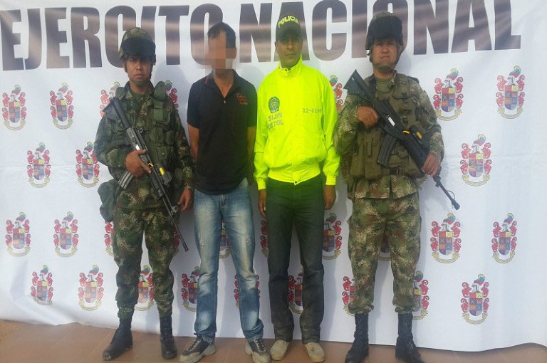 Alias ‘Orlando’, miembro de las Farc, fue capturado por el Ejército