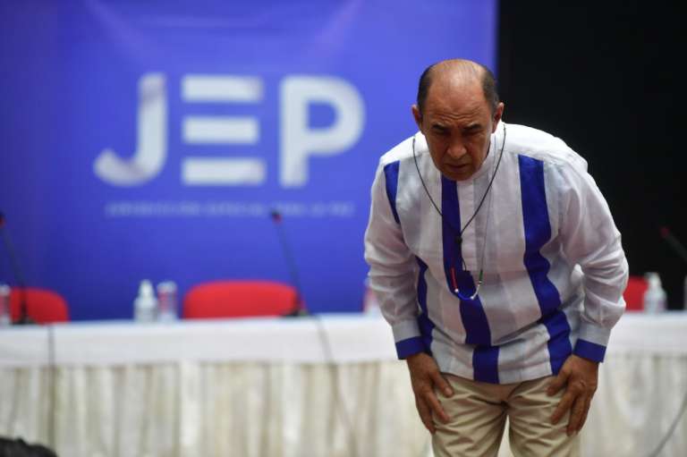 General (r) Paulino Coronado, compareciente del Ejército en la audiencia de este miércoles.