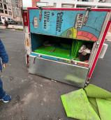 Furgón que transportaba perros se volcó tras choque múltiple en Usaquén