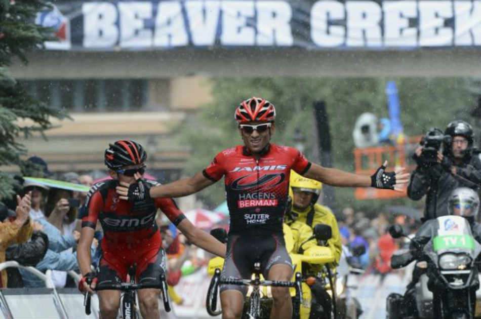 Jánier Acevedo, ciclista colombiano nuevo fichaje del Garmin Sharp.