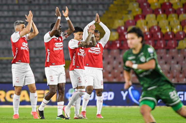 En imágenes: así se vivió el triunfo de Santa Fe contra La Equidad
