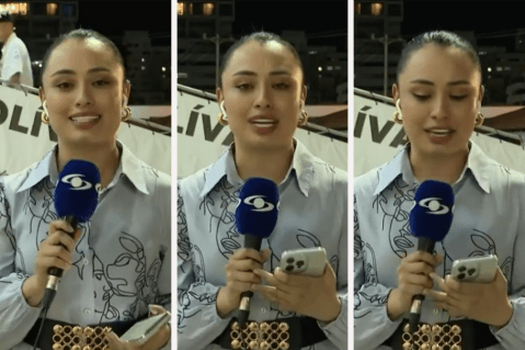 Periodista de Caracol llora en vivo al ver regreso de colombianos en la Antártida