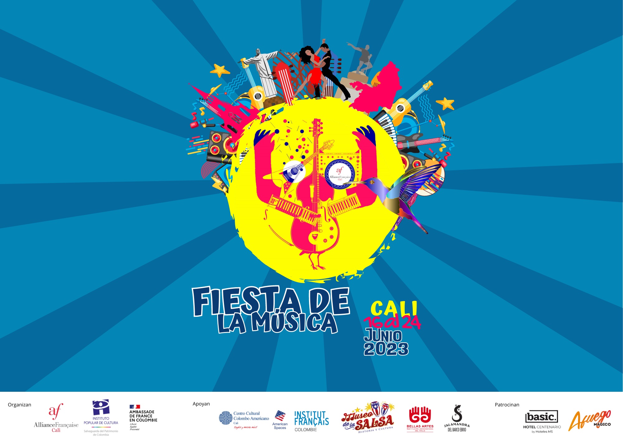 Imagen oficial de la Fiesta de la Música 2023.