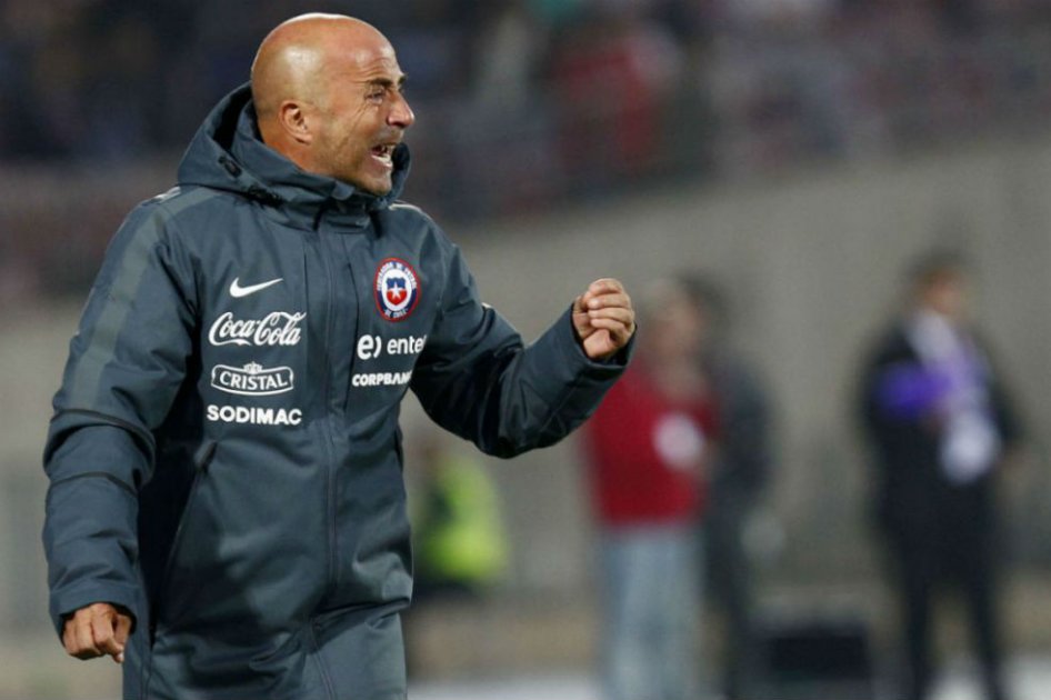 Jorge Sampaoli, entrenador de la selección chilena. Foto: AFP