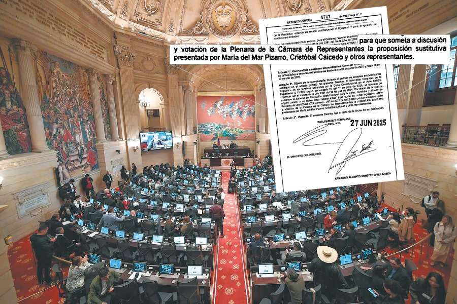 La plenaria del viernes para anunciar la discusión de la reforma pensional fue citada desde las 7 p.m. /Archivo