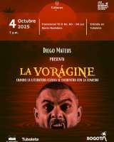 Diego Mateus lleva “La vorágine” al escenario del Teatro El Ensueño
