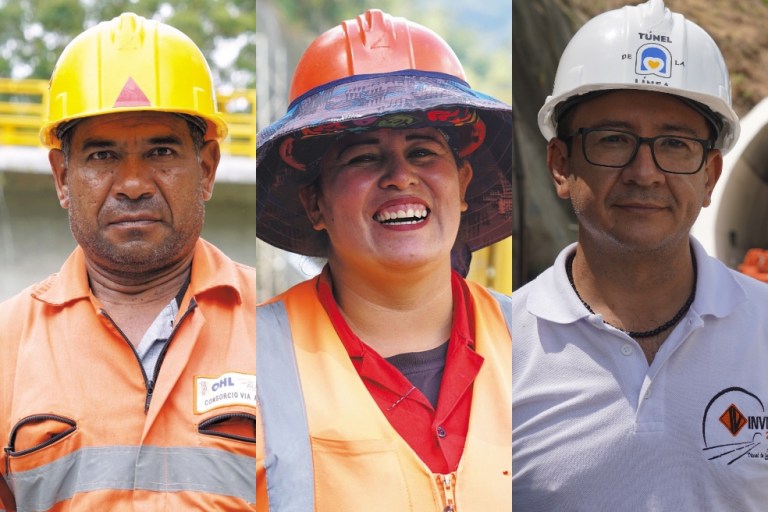 ¿Quiénes construyeron el Cruce de la Cordillera Central?