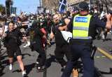Las imágenes que dejan las protestas en Australia contra el confinamiento