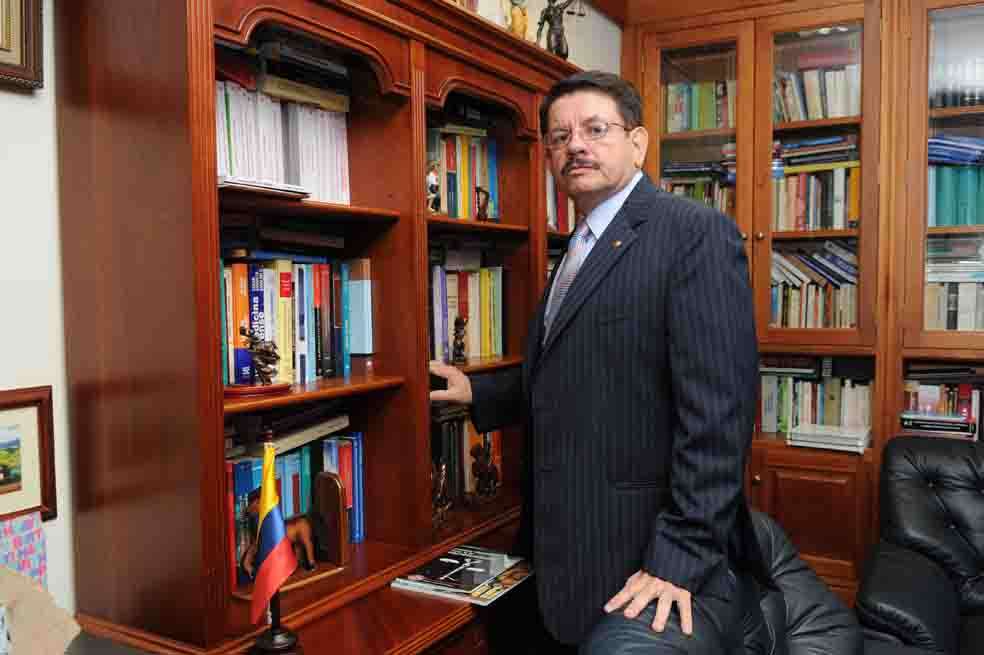 El expresidente de la Corte Suprema de Justicia Yesid Ramírez Bastidas, quien fue objeto de interceptaciones ilegales. / Óscar Pérez