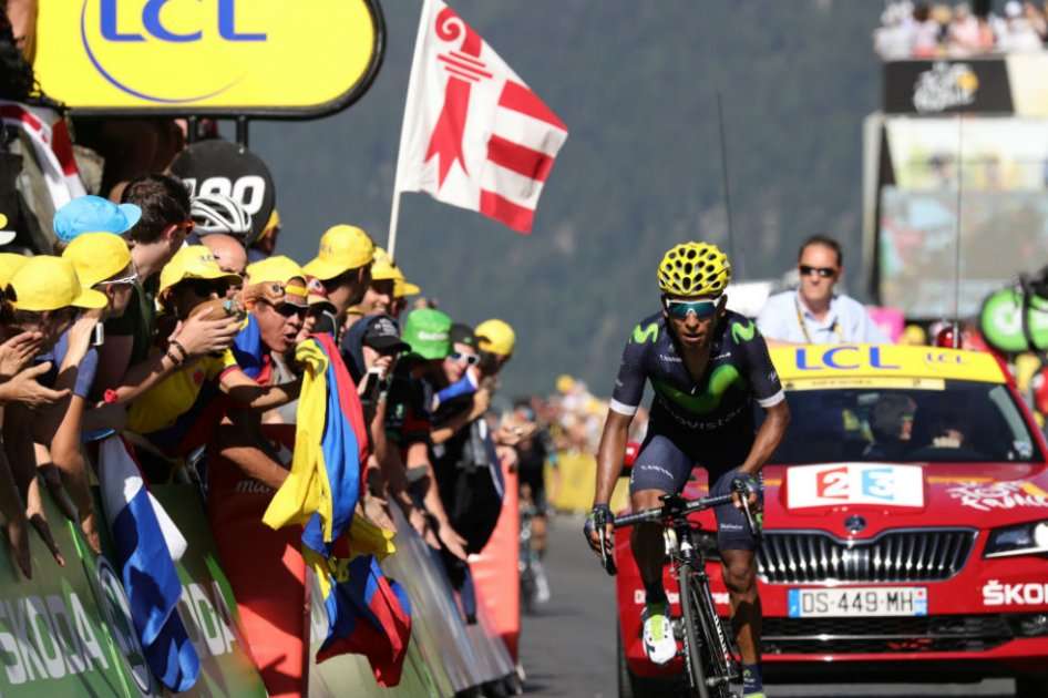 Nairo Quintana es tercero en la clasificación general del Tour. Foto: AFP