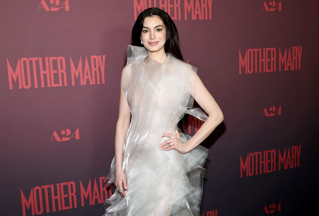 Anne Hathaway en el estreno de "Mother Mary" en Nueva York. / Jamie McCarthy /Getty Images / AFP