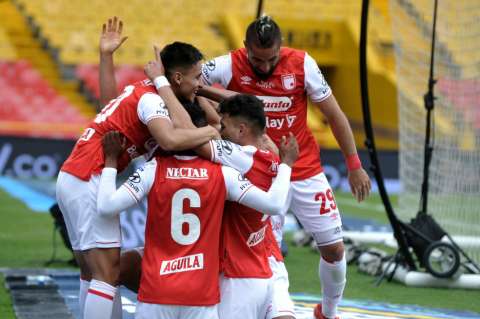¡Sobre la hora! Santa Fe derrotó a Equidad en El Campín