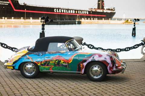 Porsche psicodélico de Janis Joplin sale a subasta