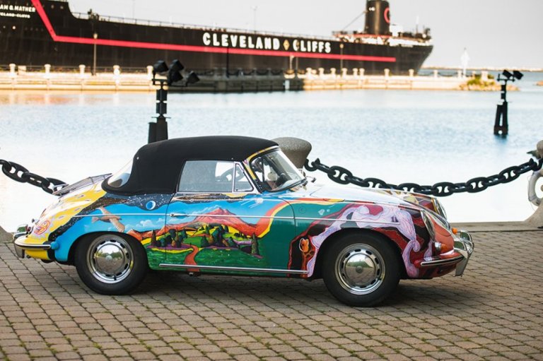 Porsche psicodélico de Janis Joplin sale a subasta