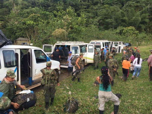La empresa local que trasladó a más de dos mil guerrilleros