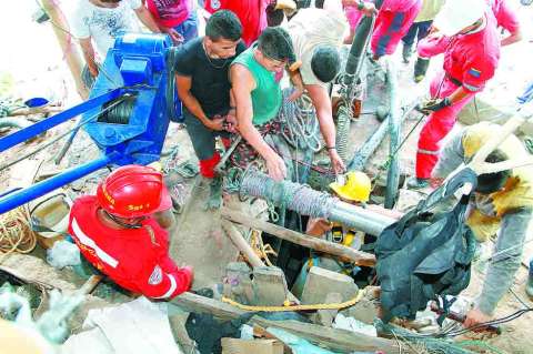 Primeros rescates en la mina de Riosucio – Caldas