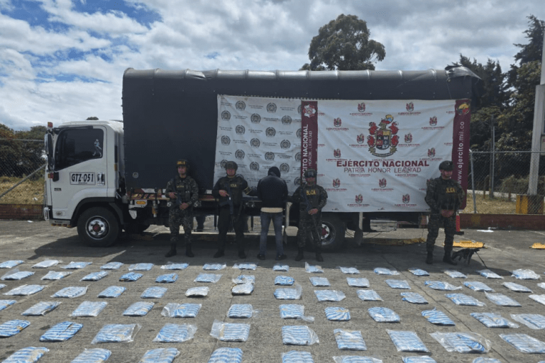 Narcotubos incautados por Ejército iban cargados de marihuana hacia Centroamérica