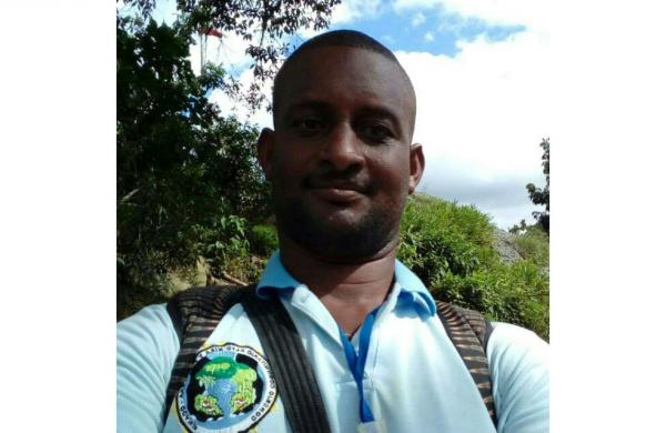 Jair Cortés era uno de los miembros del Consejo Comunitario del territorio de Alto Mira y Frontera, en el departamento de Nariño, fronterizo con Ecuador. / Cortesía