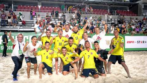 Arranca el sueño mundialista de Colombia en el Fútbol Playa