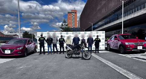 Así cayó la banda del ‘carro rojo’, responsables de ocho hurtos violentos en la capital