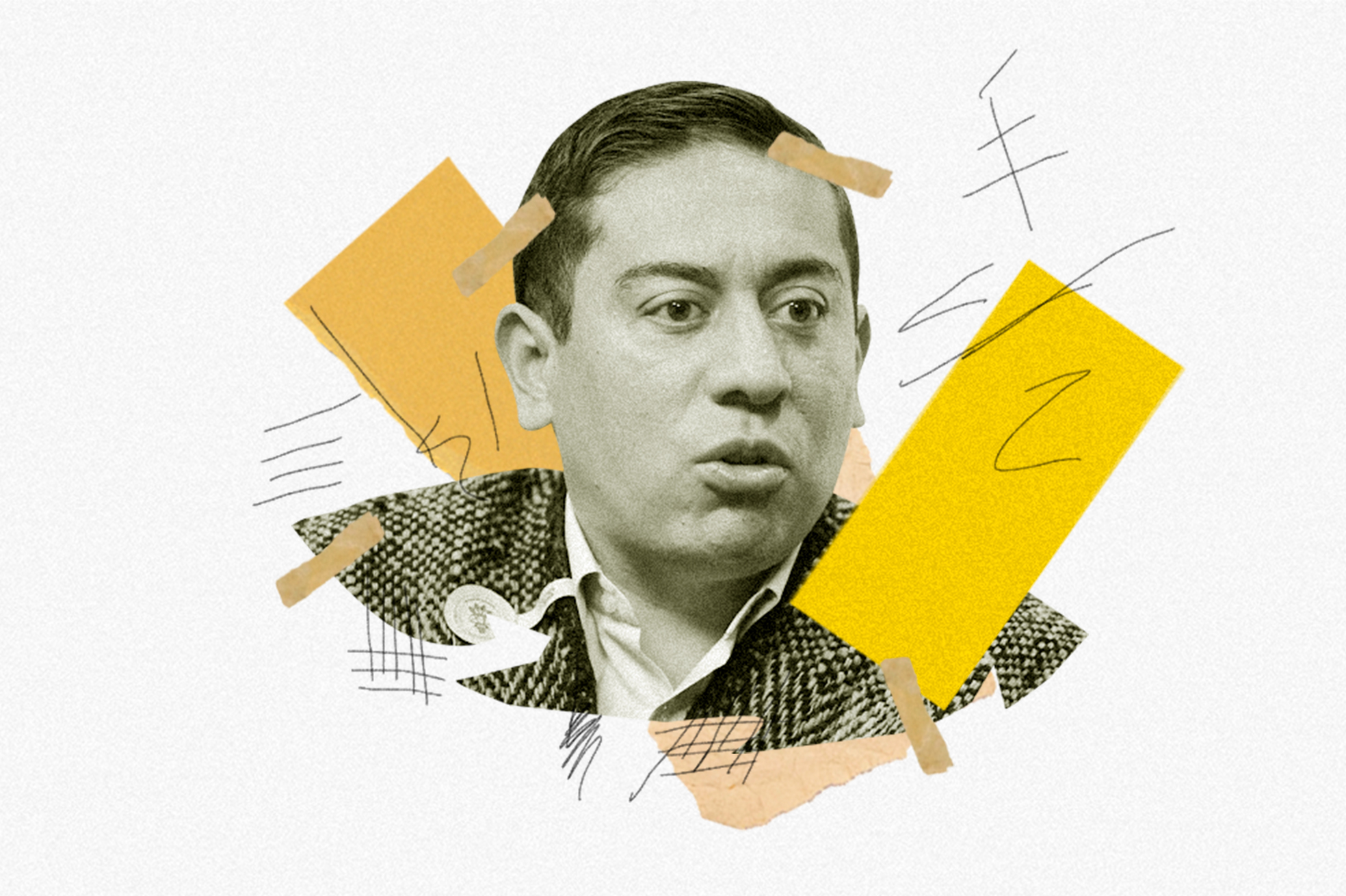 Ilustración de Carlos Amaya, candidato a la Gobernación de Boyacá