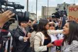 Simpatizantes de Óscar Iván Zuluaga agreden a periodistas durante manifestación