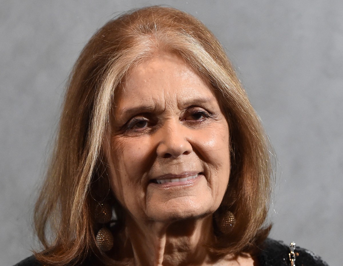 (FILES) US journalist and feminist Gloria Steinem arrives for the Hammer Museum's 17th Annual Gala in the Garden at the Hammer Museum in Los Angeles, California, on October 12, 2019.