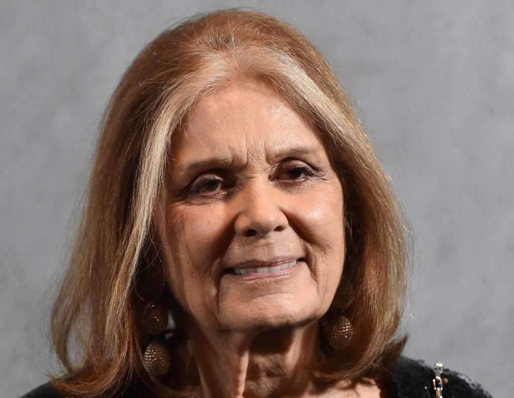 (FILES) US journalist and feminist Gloria Steinem arrives for the Hammer Museum's 17th Annual Gala in the Garden at the Hammer Museum in Los Angeles, California, on October 12, 2019.