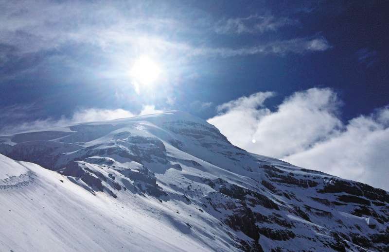 El Chimborazo es el volcán y montaña más grande de Ecuador. / Cortesía