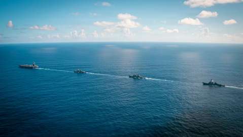 Estas son las primeras imágenes del USS Gerald Ford en el Caribe