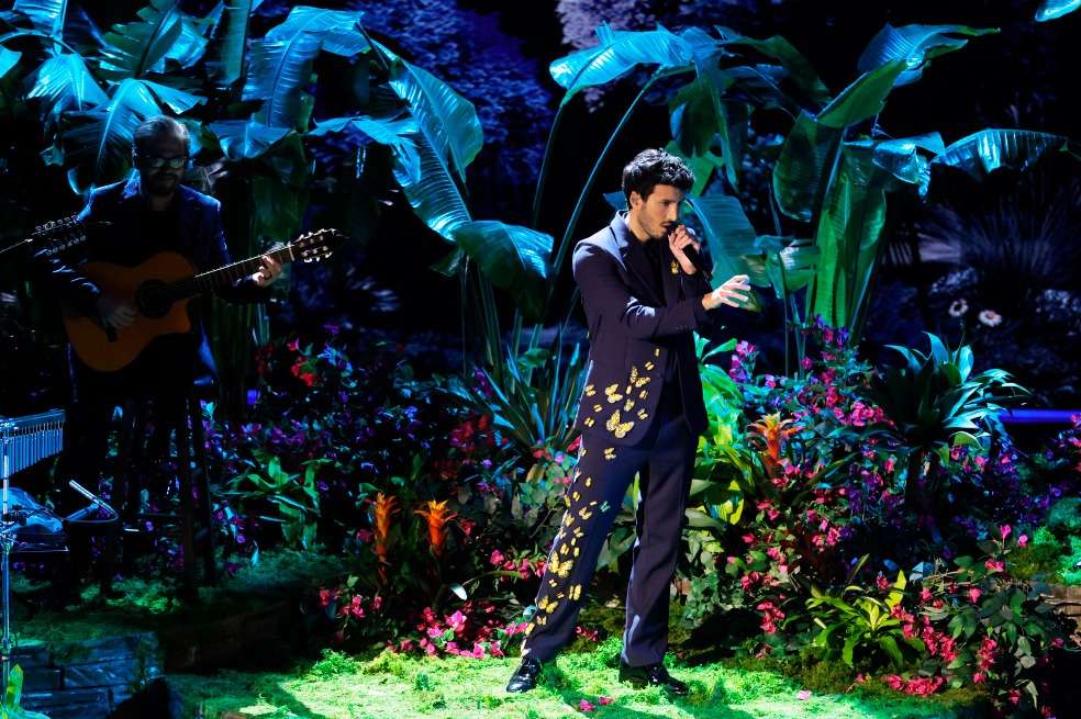 Sebastián Yatra en los premios Óscar. Foto GettyImages