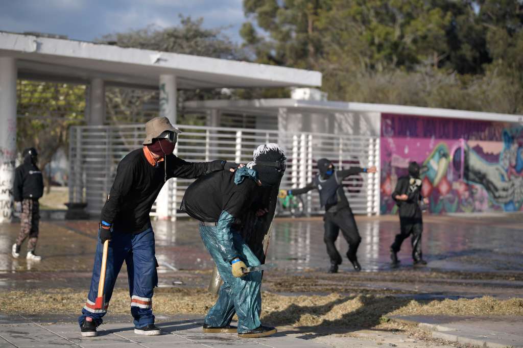 Conmemoración de los 4 años de la masacre del 09 de septiembre 2020; Se produjeron manifestaciones y disturbios en la Universidad Nacional.