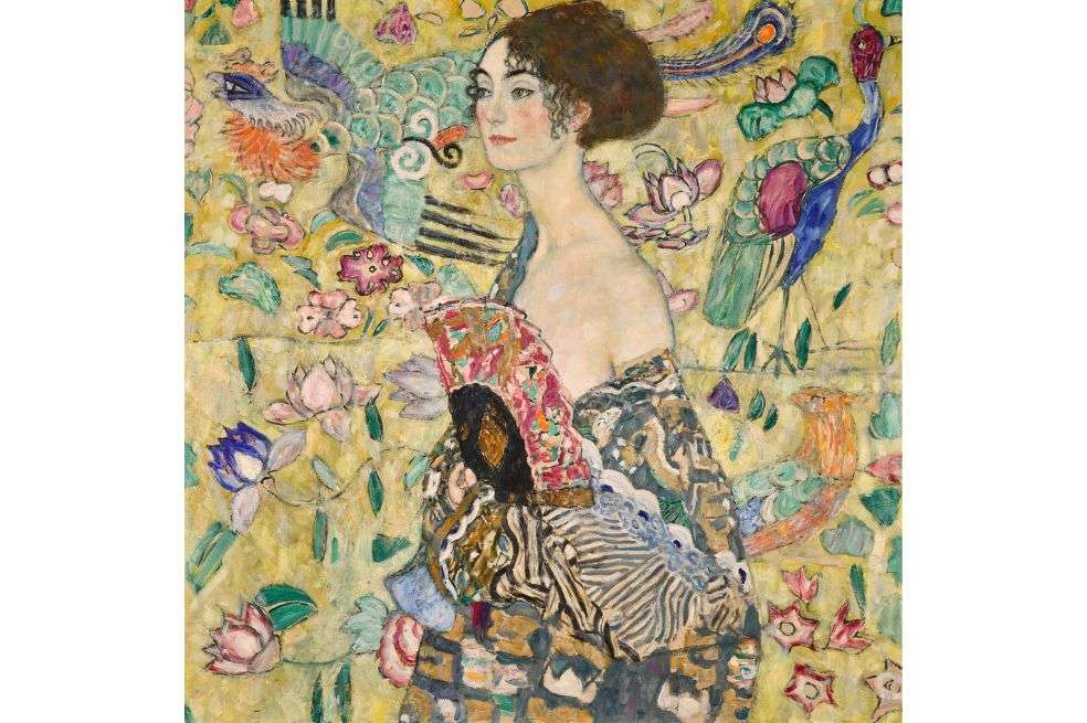 "Dama con Abanico", el último retrato que pintó Gustav Klimt.