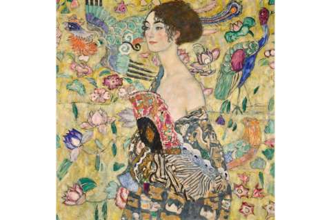 “Dama con Abanico” de Klimt se convierte en la obra más cara subastada en Europa