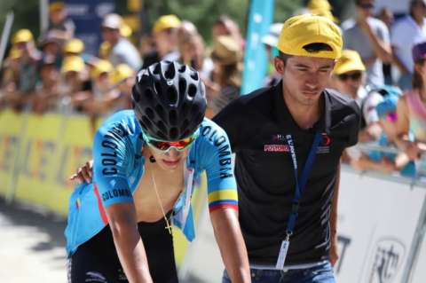 Jhojan García terminó octavo y fue el mejor colombiano en el Tour de L’Avenir 2019