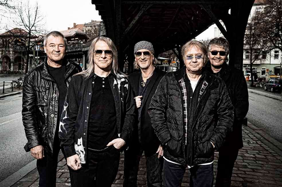 Ian Gillan, Steve Morse, Roger Glover, Ian Paice y Don Airey, de Deep Purple. / Jim Rakete
