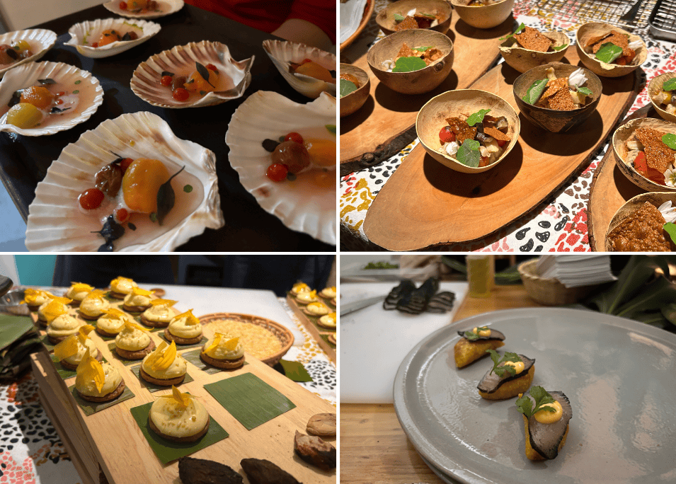 Algunas de las propuestas gastronómicas con ingredientes de la Amazonia.