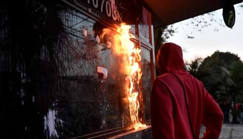 ELN se atribuye los actos cometidos en Bogotá durante las protestas del 9 y 10 de septiembre