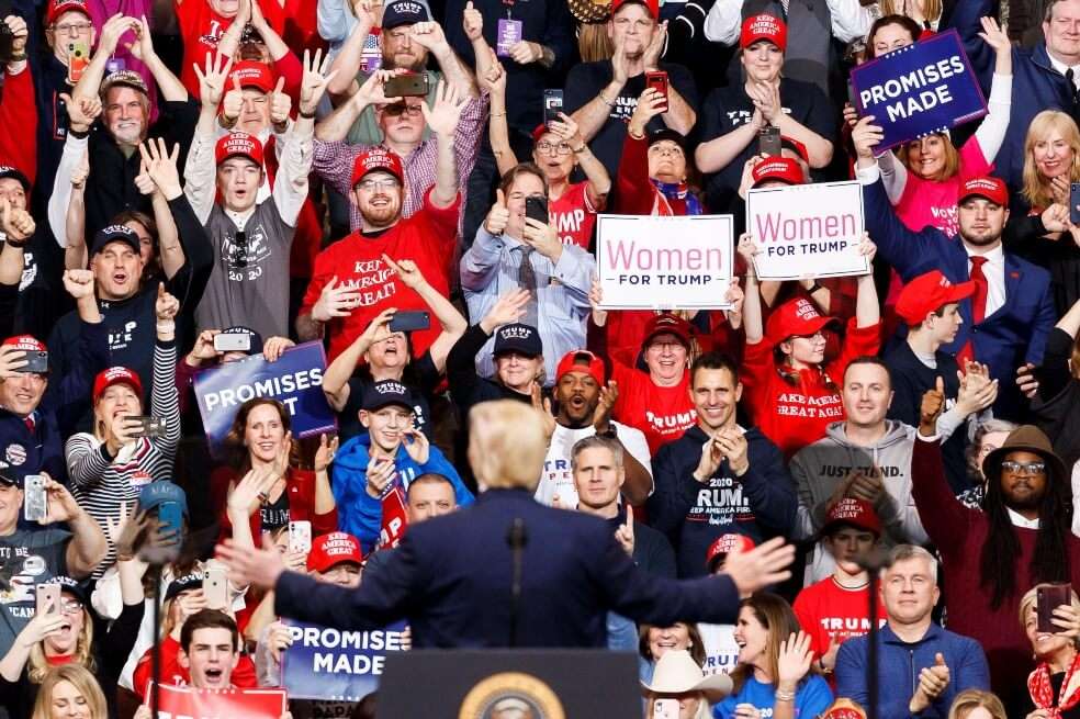 El presidente Trump presentó un plan de presupuesto con miras a la campaña electoral. / EFE