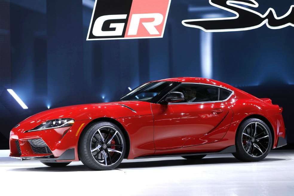 Toyota Supra 2020 presentado en Detroit. / BILL PUGLIANO / GETTY IMAGES NORTH AMERICA / AFP