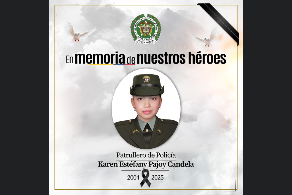 Policía confirma la muerte de una patrullera en medio de ataque sicarial en Huila