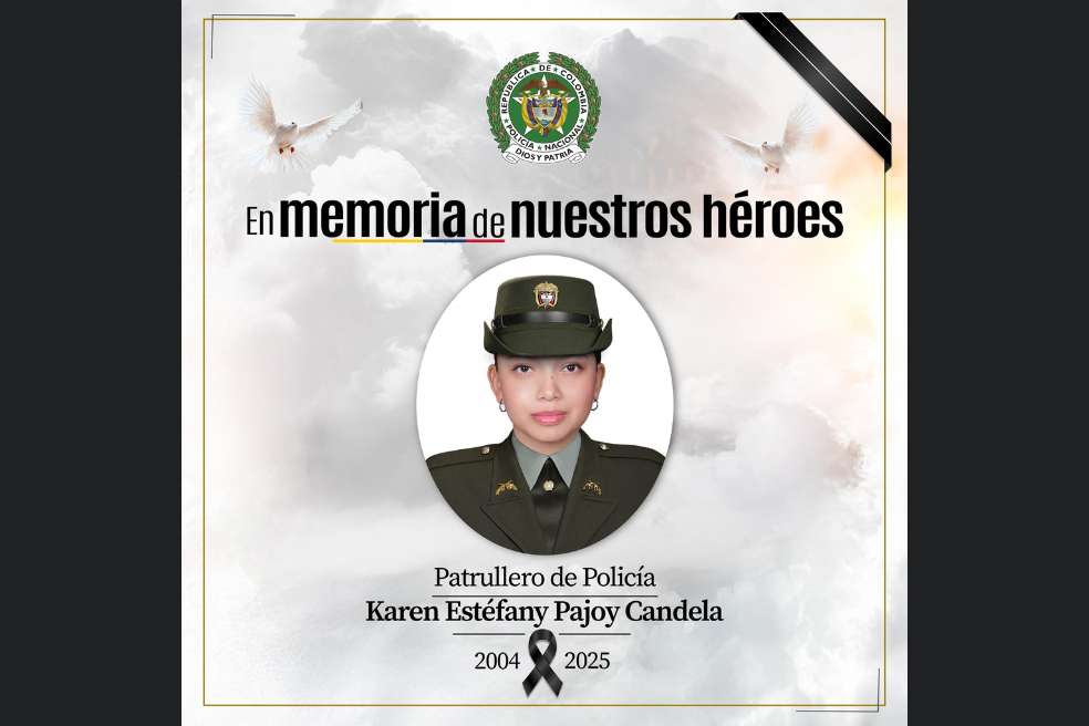 Policía confirma la muerte de una patrullera en medio de ataque sicarial en Huila