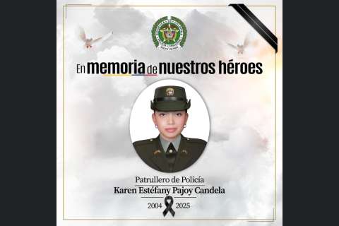 Policía confirma la muerte de una patrullera en medio de ataque sicarial en Huila
