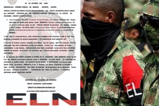 Vecinos de barrios de Kennedy reportaron la circulación de panfletos que estarían circulando en Dindalito y Patio Bonito.