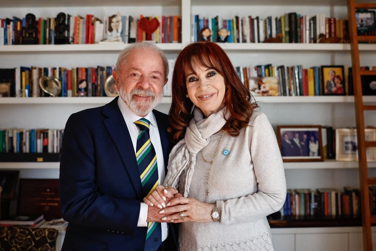 Lula visitó a Cristina en su casa, esto le dijo: “Fuerza para seguir luchando”