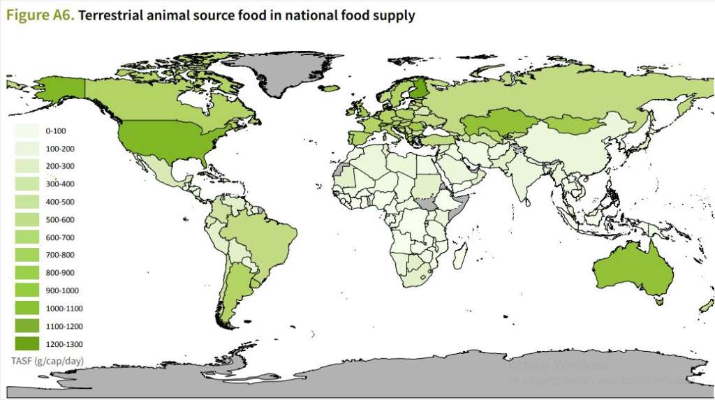 FAO. 2023. Contribución de los alimentos de origen animal terrestre a dietas saludables para mejorar la nutrición y los resultados de salud: una descripción general de la evidencia y la política sobre el estado del conocimiento y las brechas . Roma.